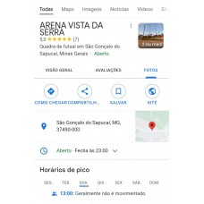 Cliente - ARENA VISTA DA SERRA  - São Gonçalo Do Sapucaí , MG 